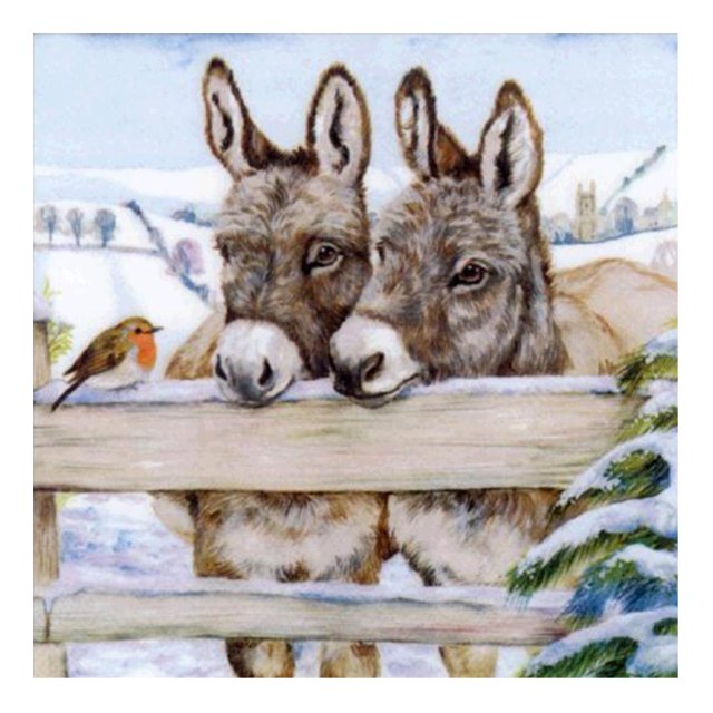 Cuadros Decorativos Pequeño burro dibujo sin marco DIY pintura al óleo por números lienzo decoración del hogar Sywqhk Nuevos Originales