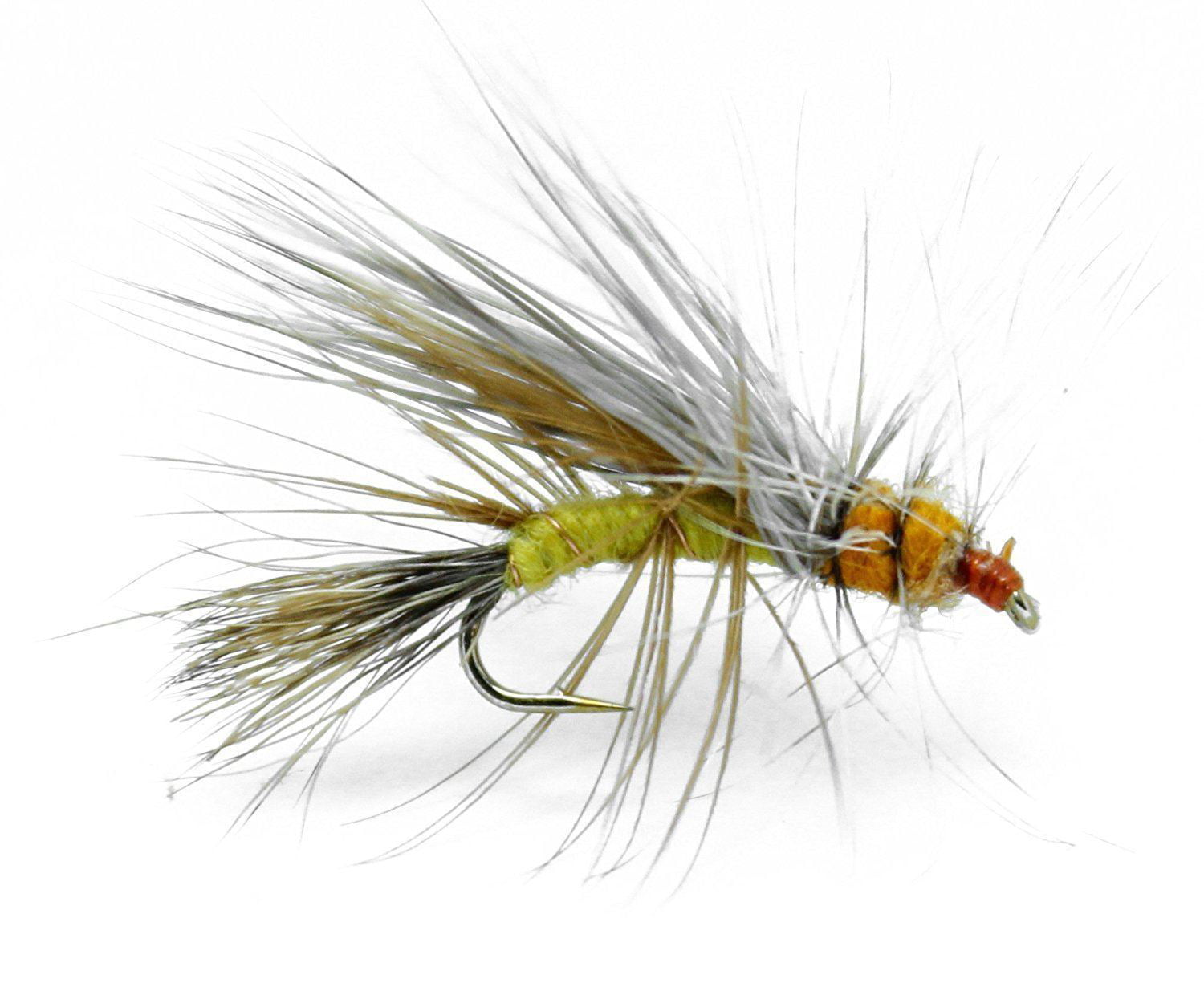 Bi-visible Black Size 12-20 4 pack Dry Fly ICE FLIES