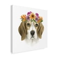 thumbnail image 2 of Trademark Fine Art 'Flower Crown Pup IV' Canvas Art by Grace Popp, 2 of 4