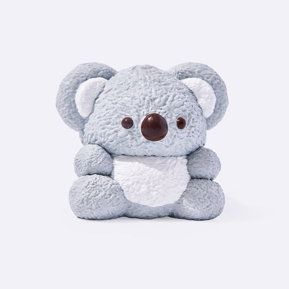Grey Plush Koala Taba Squishy Toys for Adults – Cute Stress Relief Fidget Sensory Toys, Soft Silicone Squeeze Gifts for Teens Adults