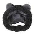 thumbnail image 1 of Lindo disfraz de gato sombrero gorro de fiesta orejeras de protección contra el ruido envoltura para la cabeza para animales pequeños gatos medianos a negro Yinane Tocados para gatos, 1 of 7