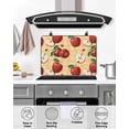 thumbnail image 4 of Large Induction Cooktop Protector Mat Farmhouse Apples Stove Top Covers for Electric Stove, Country Tropical Fruits Watercolor Decorative Stove Burner Cover Mats, Glass Top Stove Cover, 4 of 7