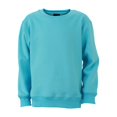thumbnail image 1 of James and Nicholson - Sudadera infantil de cuello redondo para niños niñas (Azul Pacídico), 1 of 2