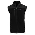 thumbnail image 2 of Men's Cutter & Buck  Black Louisiana Tech Bulldogs Big & Tall Cascade Eco Sherpa Fleece Full-Zip Vest, 2 of 3
