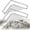 2 PCS, variant on Stainless Steel Corner Sink Shelf, Triangular Dish Drying Rack for Utensils Kitchen Counter