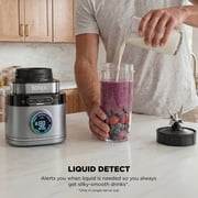 Ninja Detect Duo 72-Oz Blender, 3 Speeds, Smoothies, Crush, Chop, BlendSense Technology, 1700PW, TB300 Silver