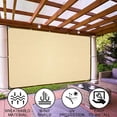 thumbnail image 3 of Outdoor Sun Shade Cloth, 6’ x 6’, Pergola, Deck, and Backyard Patio Sunshade with UV Protection, Heat Resistant HDPE Material, Reinforced Grommets ,Wheat., 3 of 5