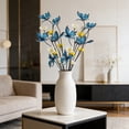 thumbnail image 4 of Decoración del hogar, decoración de habitaciones, decoración de paredes Rama seca artificial con flores Tallos florales artificiales para decoración del hogar y la oficina Phalaenopsis de plástico, 4 of 6