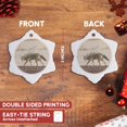 thumbnail image 3 of 3drose, New Mexico, Socorro, Coyote Wildlife - Us32 Ldi0018 - Larry Ditto, 3 inch Snowflake Porcelain Ornament, 3 of 7