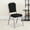 Black Fabric/Silver Frame, variant on BizChair 4 Pack Crown Back Stacking Banquet Chair in Black Patterned Fabric - Gold Vein Frame