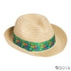 Luau Fedoras with Printed Band