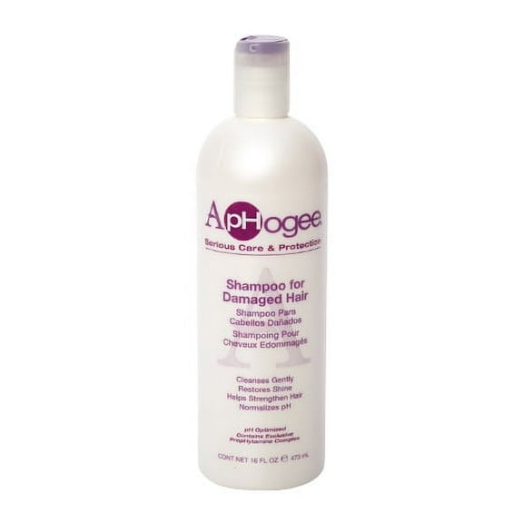 Aphogee Shampoo For Damaged Hair pH Optimized 16 Oz, 3 Pack
