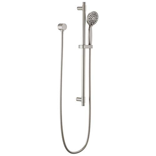 DELTA FAUCET 51361-SS Hand Shower 1.75 GPM w/Slide Bar 4S Handshower, Stainless