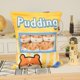 thumbnail image 4 of Kawaii Plushies Throw Pillow Hamster Pudding Plush Pillow Stuffed Animal Toys for Kids (Yellow Hamster), 4 of 4