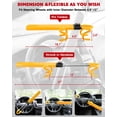 thumbnail image 2 of Candado para volante Tevlaphee Heavy Duty, antirrobo, amarillo, 2 of 7