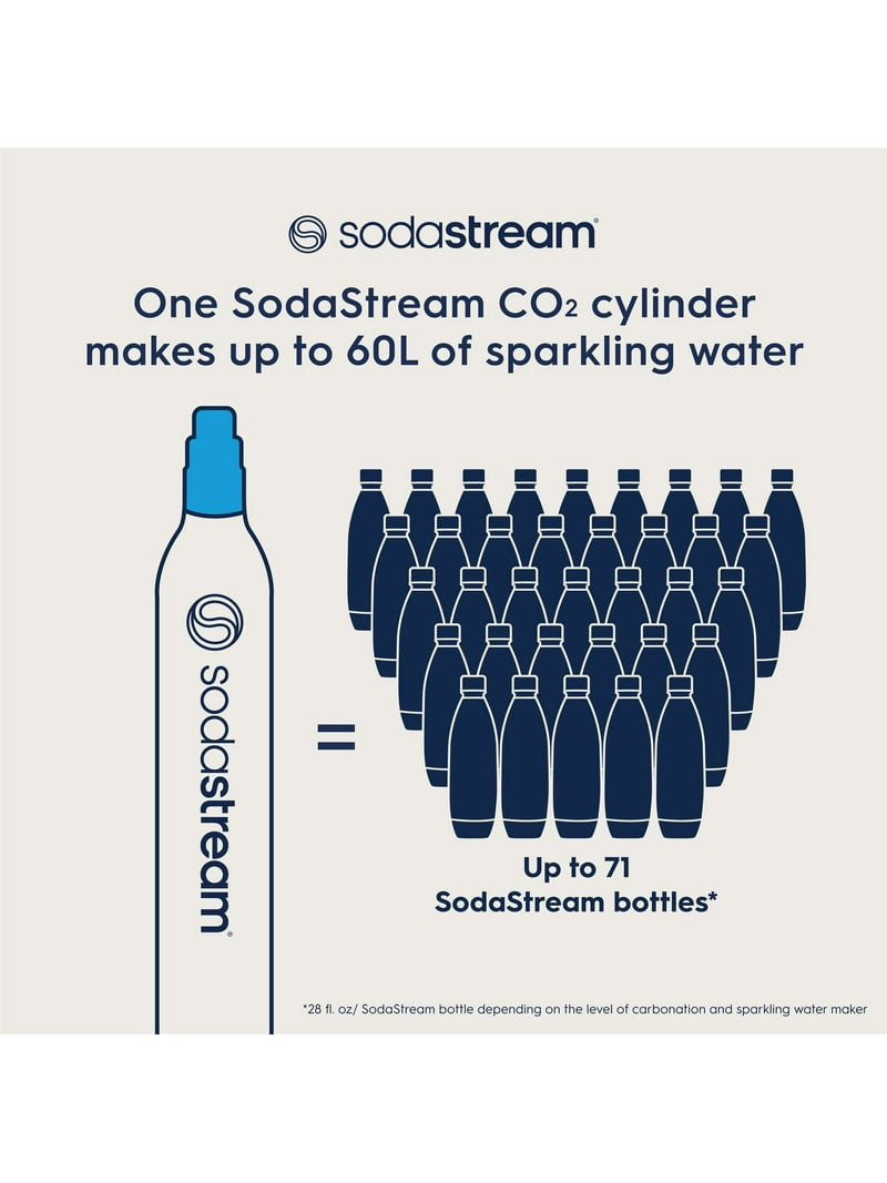 Sodastream, Blue CO2 Cylinder Exchange, 60L - Refill Canister