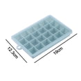 thumbnail image 3 of Paquete de 2 bandejas de cubitos de hielo de silicona con tapas, juego de moldes de cubitos de hielo de fácil liberación para whisky, molde de pastel de silicona para alimentos para bebés, 3 of 6