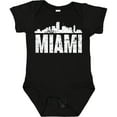 thumbnail image 3 of Inktastic Miami Skyline Grunge Boys or Girls Baby Bodysuit, 3 of 5