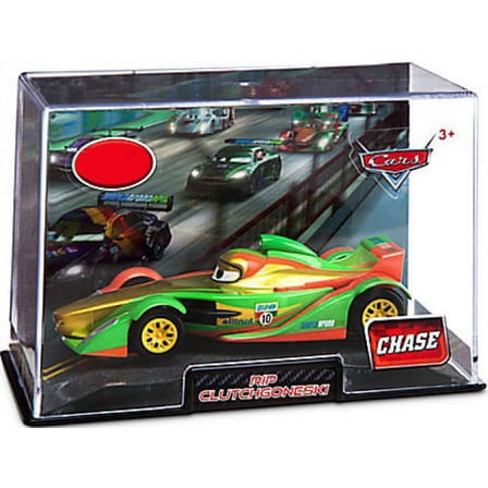 Disney Cars 1:43 Collectors Case Rip Clutchgoneski Diecast Car (Chase Edition)