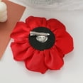 thumbnail image 5 of Elegant Fabric Rose Lapel Pin Handmade Flower Brooch Stylish Corsage Badge Fashion Accessory for Parties and Dinners, 5 of 9