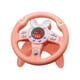 thumbnail image 2 of Juguetes de volante, kilómetro digital de educación temprana para y niñas de vibración simulada Controlador de conducción de juguete , Ronda rosa Hugo Volante simulado, 2 of 8