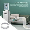 thumbnail image 2 of 5.9 inch/6 Exhaust Hose Interface Adapter for Portable Air Conditioner Round, 2 of 8