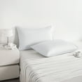 thumbnail image 7 of Super Soft Cotton Pillowcase Set of 2, Machine Washable Cotton Bed Pillow Covers with Envelope Closure, Queen Size, 20 x 30 inches, White, 7 of 7
