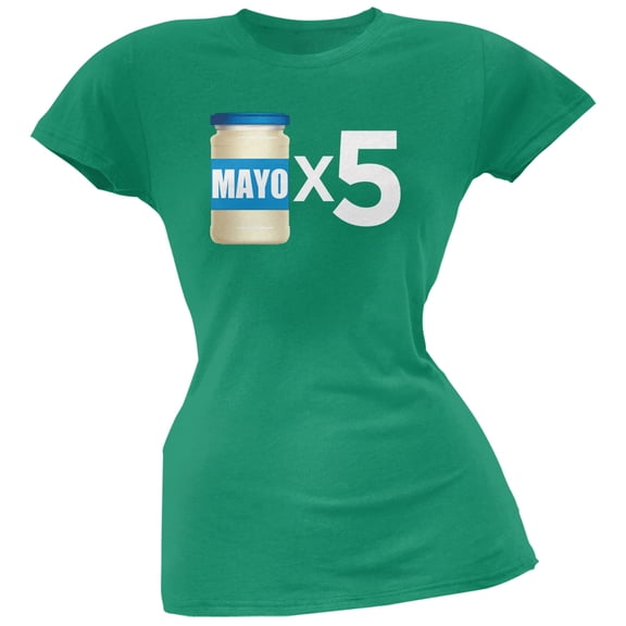 Cinco de Mayo - Mayo Times 5 Kelly Green Soft Juniors T-Shirt - X-Large