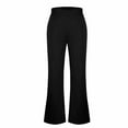 thumbnail image 7 of Wlynlyn Flare Pants for Women High Waisted Yoga Pants Full Length Stretchy Butt Lifting Soft Comfy Bell Bottom Trousers Size M, 7 of 7