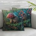 thumbnail image 3 of Orinice Mushroom Graphic Decorative Throw Pillow Cover for Home Couch Living Room Bed Sofa - Printed on Both Sides - 1PC 20x20in, 3 of 5