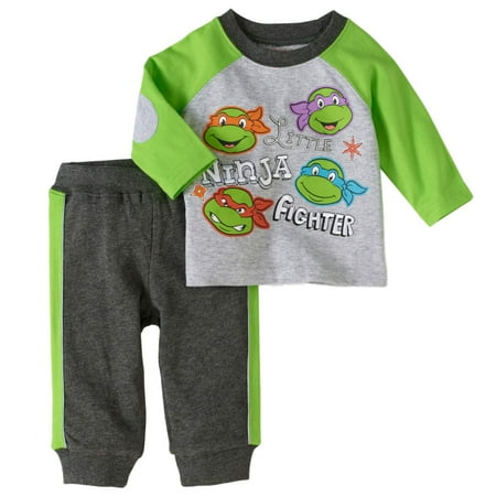 Teenage Mutant Ninja Turtles Infant Boys Ninja Fighter Shirt & Pants Set - Size - 12 Months