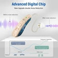 thumbnail image 7 of Hearing Aids Hearing Amplifiers For Seniors Rechargeable With Noise Cancelling-Hearing Aid Loss Amplifier Seniors Adults Charging Case Volume Control,Sliver, 7 of 7