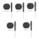thumbnail image 1 of For Cycling Meter Bracket Bike Computer Mount Fixed Base Male Seat Repair Part, 5Pcs Repair with Tool, 1 of 5
