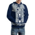 thumbnail image 5 of Football Cowboys Men's Women Vintage 3D Hooded Sweatshirt - All-Season Loose Fit Streetwear, 5 of 6