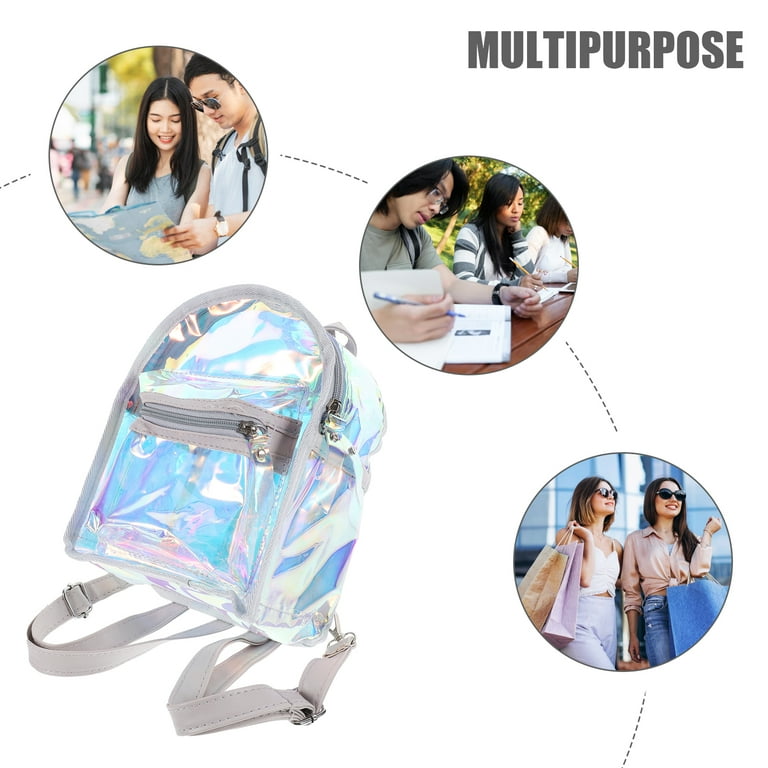 OUNONA Hologram Backpack Glamorous Men and Women Middle School