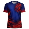 thumbnail image 2 of Zimjoy Men's USA Soccer T-Shirt Patriotic American Flag Graphic Tee 2026 World Soccer Game Fan Short Sleeve Shirt for Game Day 4th of July Vermilion 3XL, 2 of 5