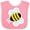 Pink and White, variant on Inktastic Bumble Bee Boys or Girls Baby Bib