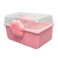 thumbnail image 3 of Caja de almacenamiento multifuncional jinwen estuche para cosméticos rosa, 3 of 8