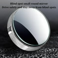 thumbnail image 3 of HUGFEGWE Blind Spot Rearview Mirror Blind Spot Mirror Suction Cup Type Adhesive-Free Easy Installation 2 Colors Optional,Silver CJB91-54663, 3 of 7