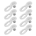 thumbnail image 1 of 4Pair Steel Bike Bicycle Speed Chain Missing Link Connector Parts Cycling Accessory9 Speed Silver, 1 of 8