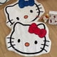 thumbnail image 2 of Alfombrilla de felpa Kawaii Sanrio Hello Kitty, alfombra antideslizante de imitación de cachemir, Gato Kt de dibujos animados, decoración de cabecera de habitación, Y2K Fivean unisex, 2 of 2
