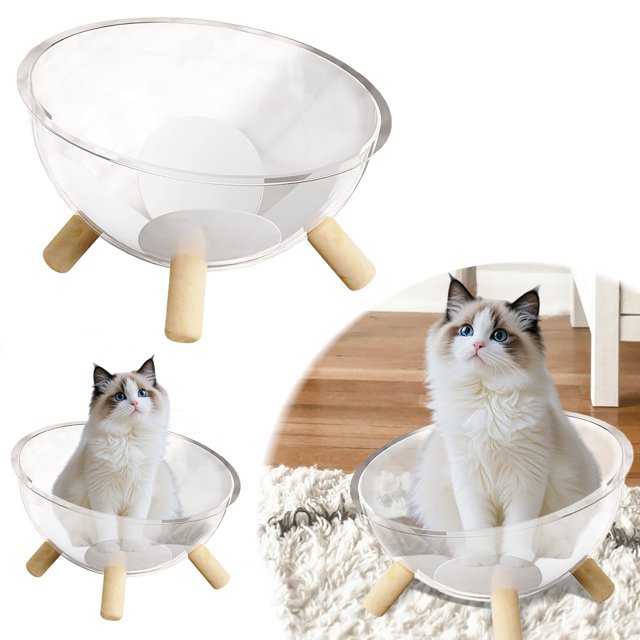 Cozy Space Capsule Cat Bed Modern Design Soft Easy To Clean