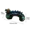 thumbnail image 3 of Acuario Puente Arco de Agua - Ornamento de Resina, Diseño Realista, Realza el Paisaje Acuático, para Peceras, 3 of 4