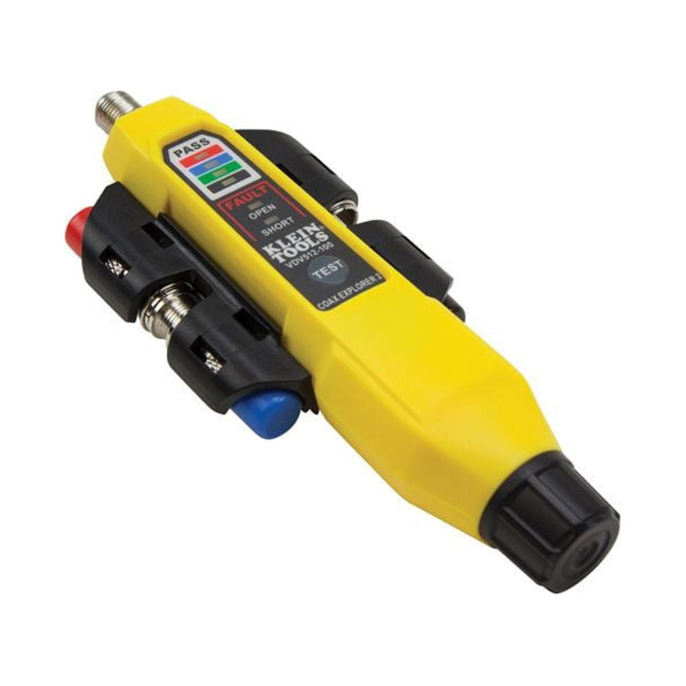 Klein Tools VDV512-101 Coax Explorer 2 Cordless Tester Kit with Cable Tester/ Wire Tracer/ Coax Mapper