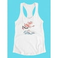 thumbnail image 3 of Traditional Oriental Ink Design Tank Women -Image by Shutterstock, Female Small, 3 of 4