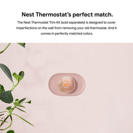 Google - Nest Thermostat Trim Kit - Shell