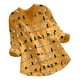 thumbnail image 2 of Pntutb Mujer Casual Gato Estampado Manga Larga Cuello en V Botón Suelto Camisa top Blusa Pntutb Pntutb-104, 2 of 4