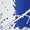 Blue, variant on The Splatter Men's Singlet