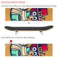 thumbnail image 2 of Thanksgiving Skateboard Grip Tape Stickers Pack of Two - Emery Surface, PVC Backing, 8.8x32.6in/22.4x83 cm - Skateboard Accessories, 2 of 5