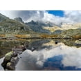 thumbnail image 2 of Zwick, Martin 32x25 Gold Ornate Wood Framed with Double Matting Museum Art Print Titled - Lago Nero in the Presanella mountain range-Parco Naturale Adamello-Brenta-Trentino-Italy-Val Renden, 2 of 4